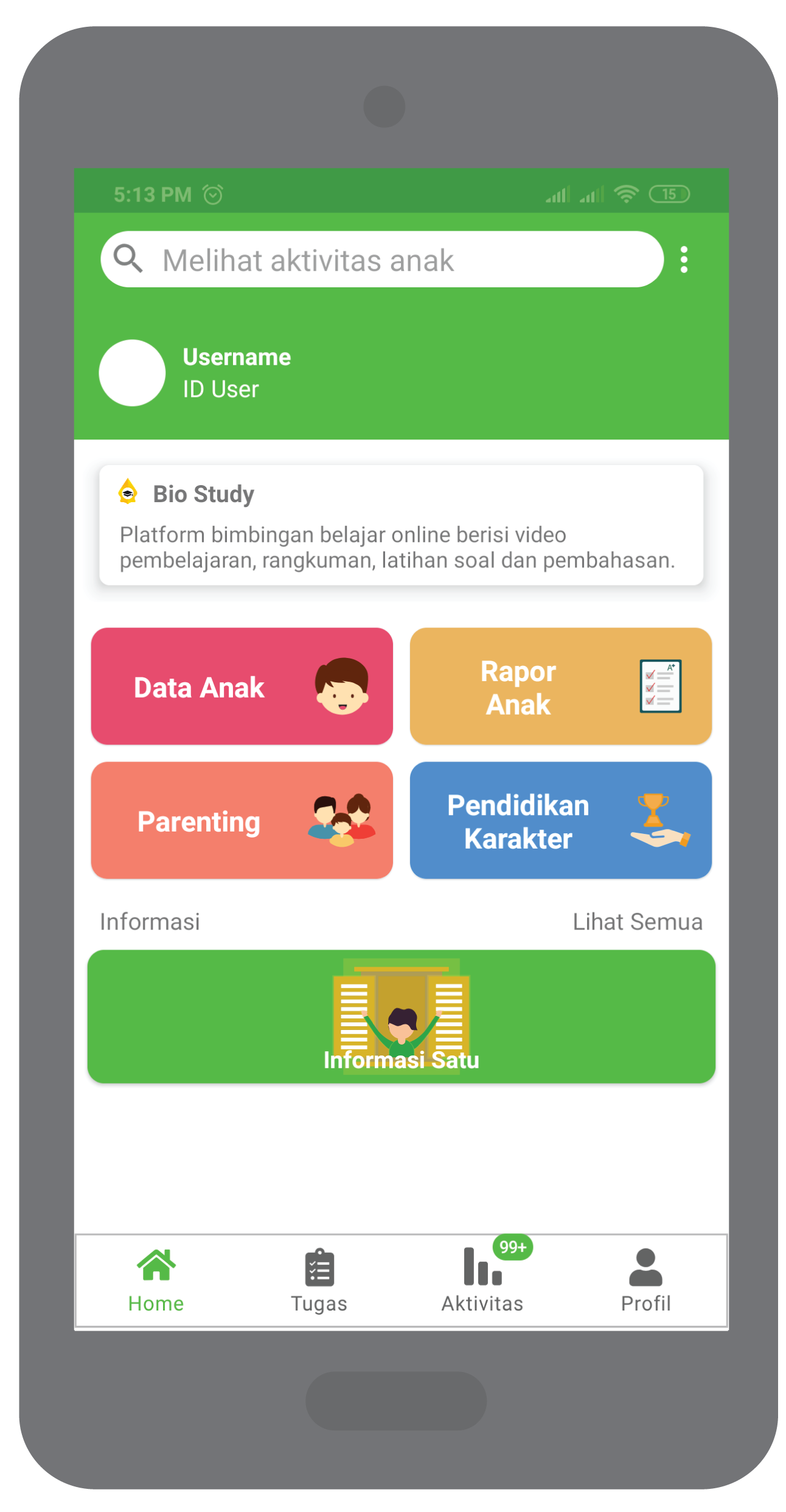 Aplikasi Orang Tua